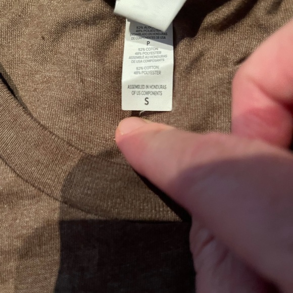 Retro Pew Pew T-shirt Small brown - Picture 4 of 6